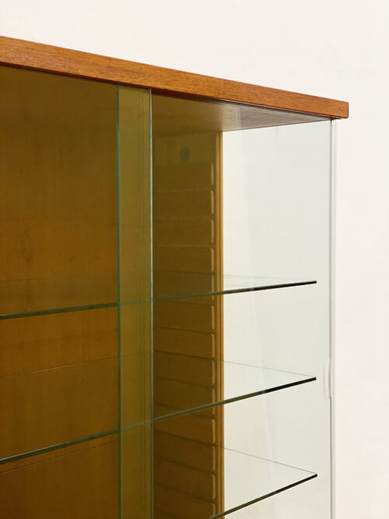 Image 1 of Teak Glass Cabinet 