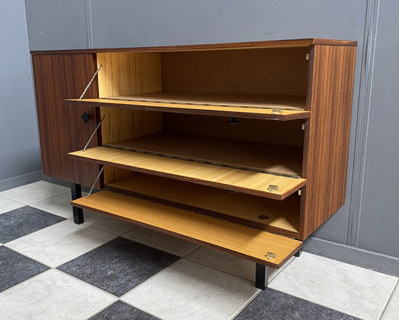 Image 1 of Armoire à chaussures des années 1970 avec partie de rangement supplémentaire