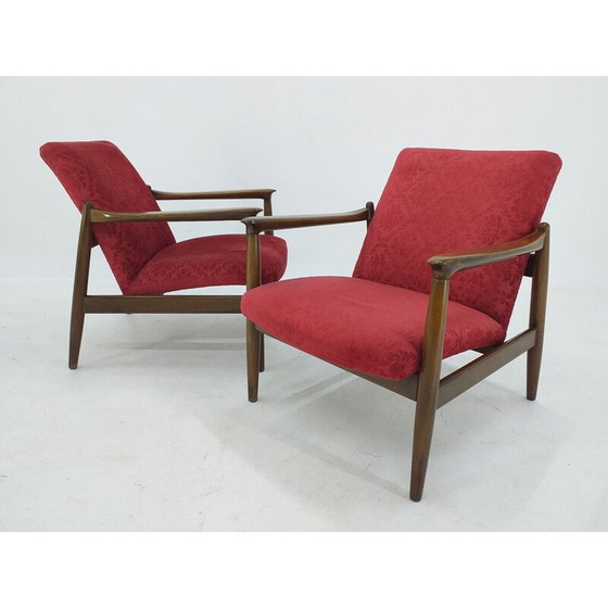 Image 1 of Coppia di poltrone vintage di Edmund Homa, 1960