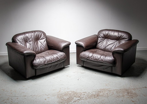 2x De Sede DS 101 Armchairs