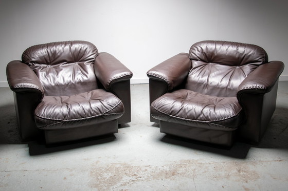 Image 1 of 2x De Sede DS 101 Armchairs