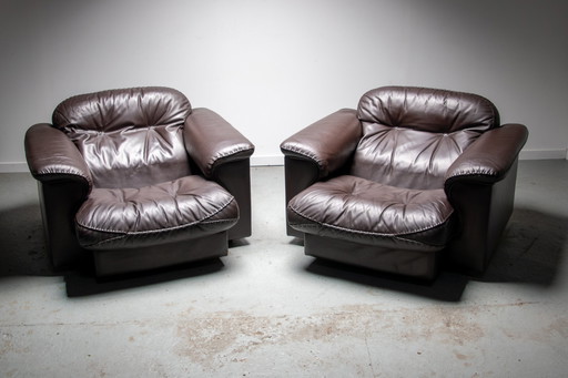 2x De Sede DS 101 Armchairs