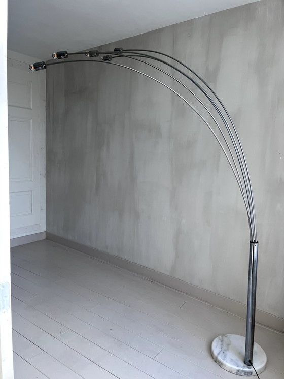 Image 1 of Lampada da terra vintage postmoderna di Christian Koban per Dom, anni '90