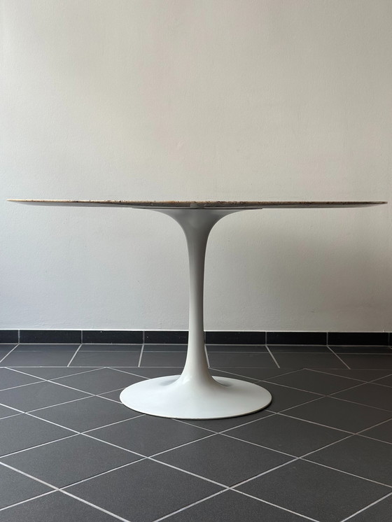 Image 1 of Arkana Marble Tulip Dining Table By Maurice Burke