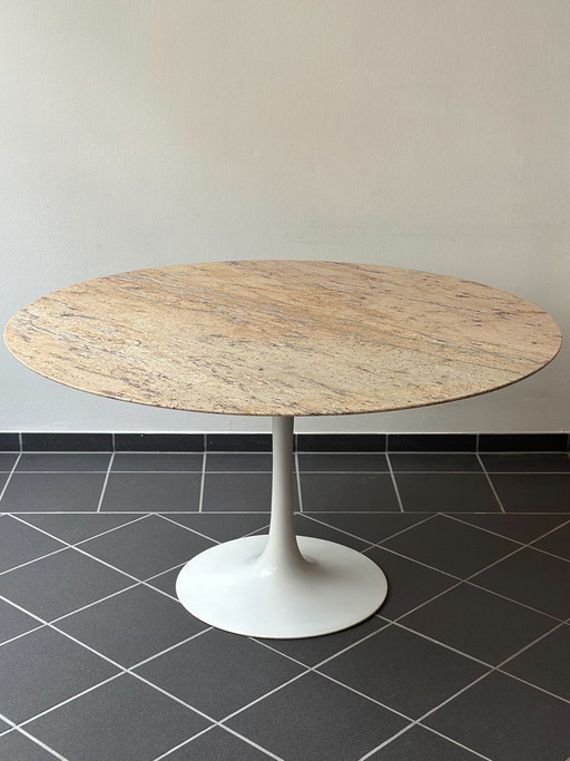 Arkana Marble Tulip Dining Table By Maurice Burke