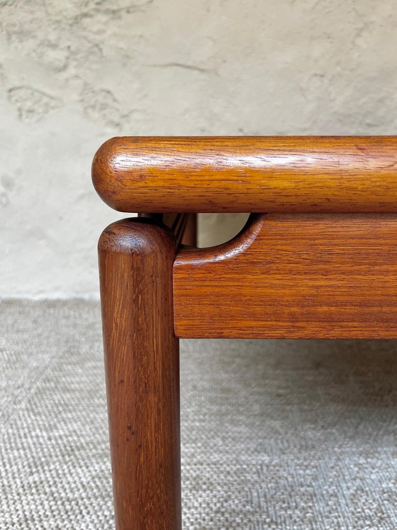 Image 1 of 1970s Organic Design Opal Coffee Table Solid Teak