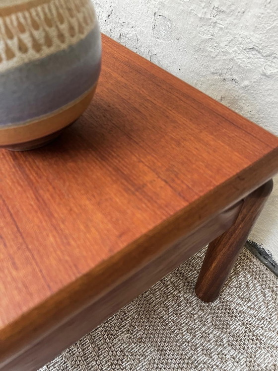 Image 1 of 1970s Organic Design Opal Coffee Table Solid Teak