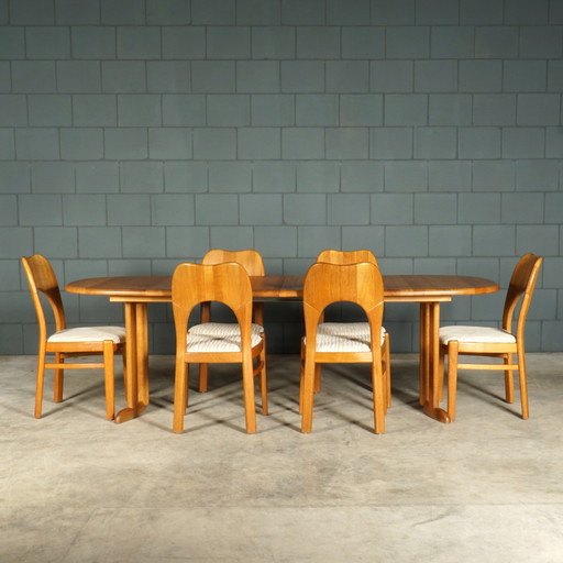 Danish Dining Room Set - Oak - 1960s