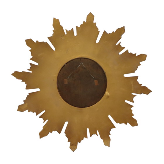 Image 1 of Deknudt Gold Leaf Gilded Sun Mirror