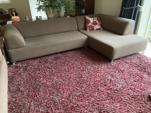 Leolux Faya Lobi, 3 Seater + Chaise Longue