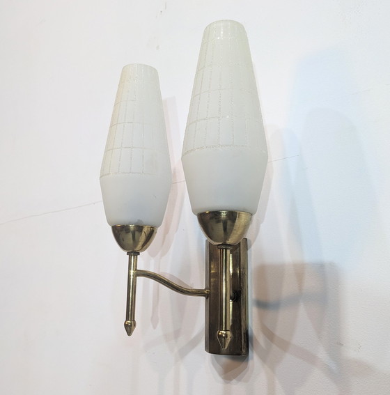 Image 1 of 2x Mid-century wall lights