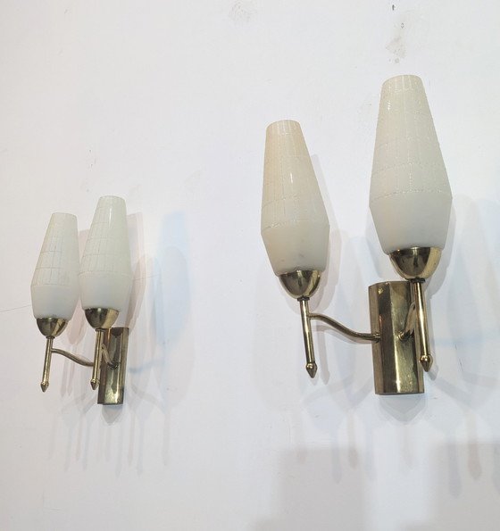 Image 1 of 2x Mid-century wall lights