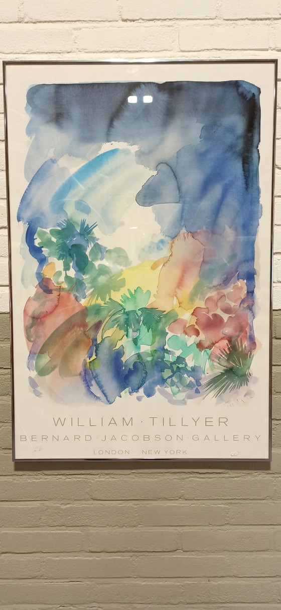 Image 1 of William Tillyer framed print, the Bernard Jacobson Gallery 