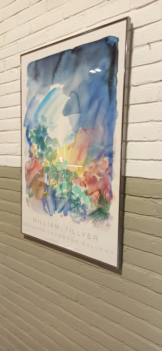 Image 1 of William Tillyer framed print, the Bernard Jacobson Gallery 