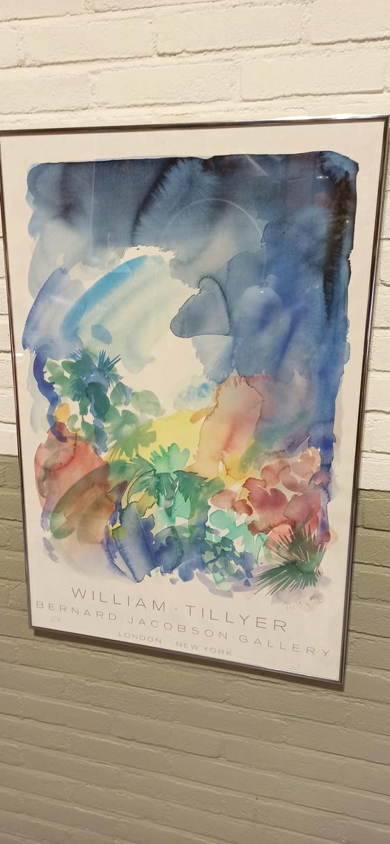 Image 1 of William Tillyer framed print, the Bernard Jacobson Gallery 