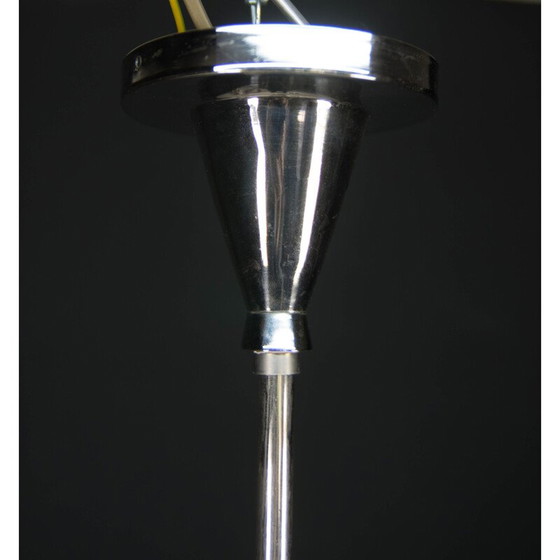 Image 1 of Vintage 4-flame chrome chandelier, 1930