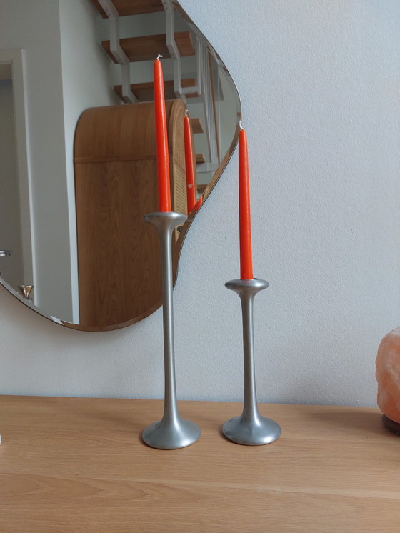 Image 1 of 2x Vintage Ikea Kägla candle holder