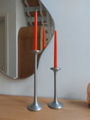 2x Vintage Ikea Kägla candle holder