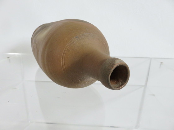 Image 1 of Botella grande de gres chamota, década de 1970