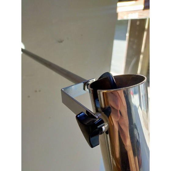 Image 1 of Vintage wall lamp in chromed metal, France 1970