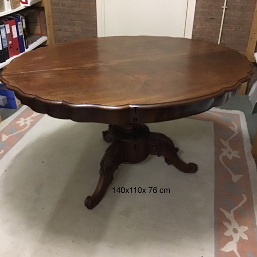 Antique Biedemeijer Table, Oak