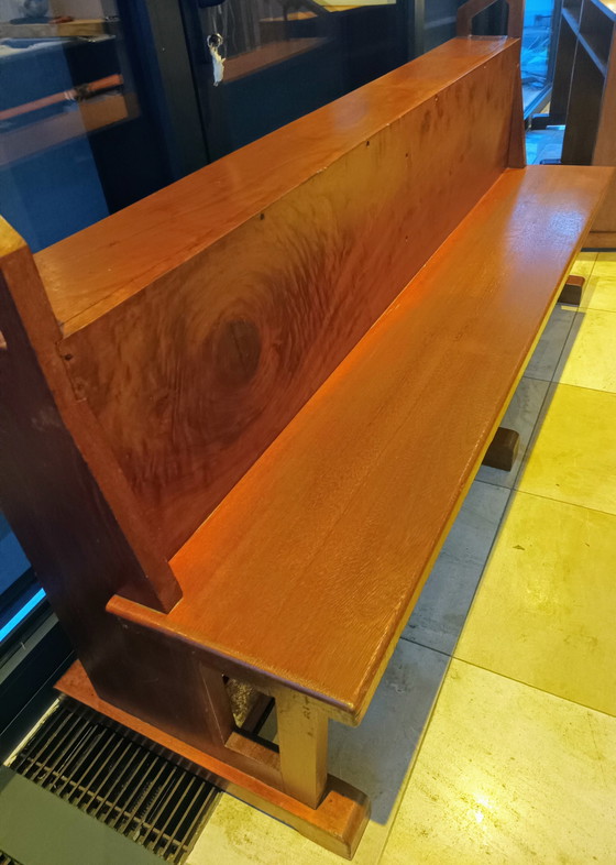 Image 1 of Banco de madera dura (de iglesia)
