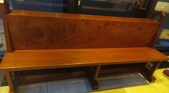 Image 1 of Banco de madera dura (de iglesia)