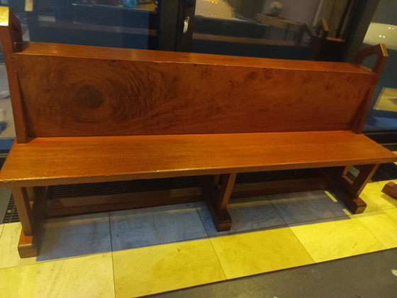 Image 1 of Banco de madera dura (de iglesia)