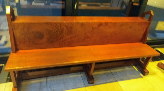 Image 1 of Banco de madera dura (de iglesia)