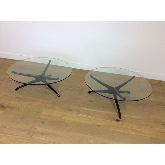 Image 1 of Set di 4 tavolini da caffè vintage di Vladimir Kagan, 1950