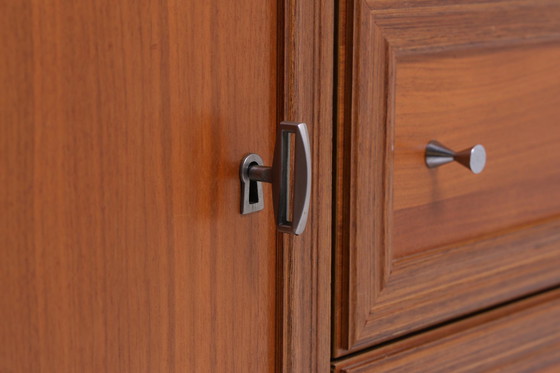 Image 1 of Vintage sideboard 60s | Mid - Century cabinet drawers sideboard walnut wood storage