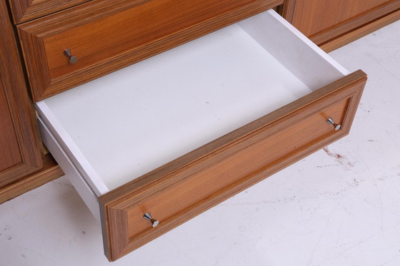 Image 1 of Vintage sideboard 60s | Mid - Century cabinet drawers sideboard walnut wood storage