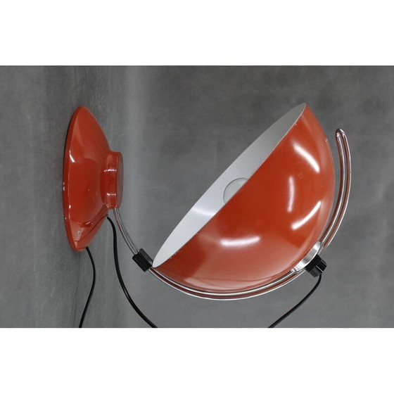 Image 1 of Lampada da tavolo rossa vintage, Cecoslovacchia 1970