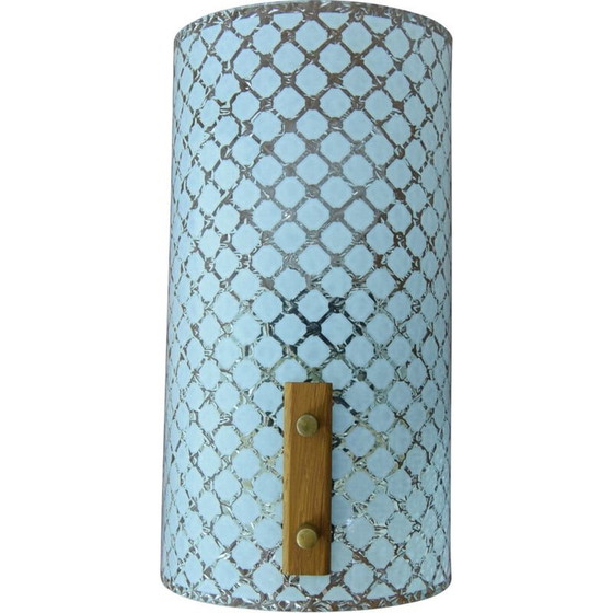 Image 1 of Lampada da parete vintage in vetro, legno e metallo, Germania 1980