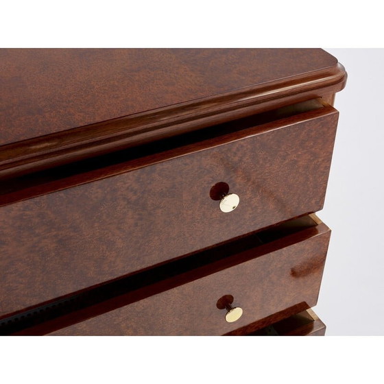 Image 1 of Vintage Amboyna burl chest of drawers, 1940