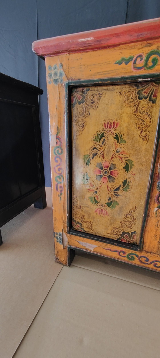 Image 1 of 2x Vintage Antique Chinese Cupboards