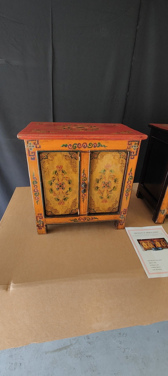 Image 1 of 2x Vintage Antique Chinese Cupboards