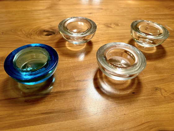 Image 1 of Set Of 4 Iittala Ballo Wax Light Holders