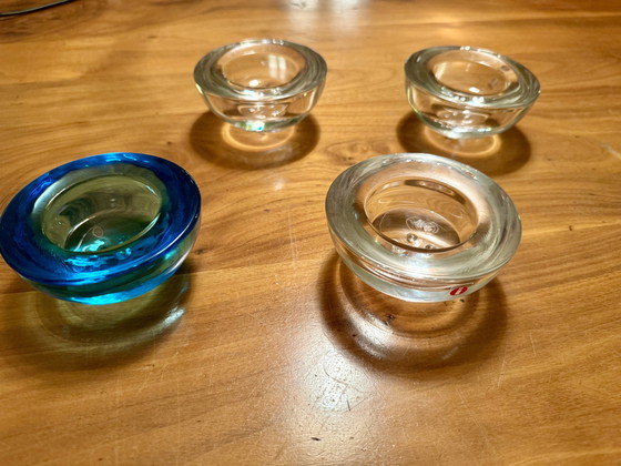 Image 1 of Set Of 4 Iittala Ballo Wax Light Holders