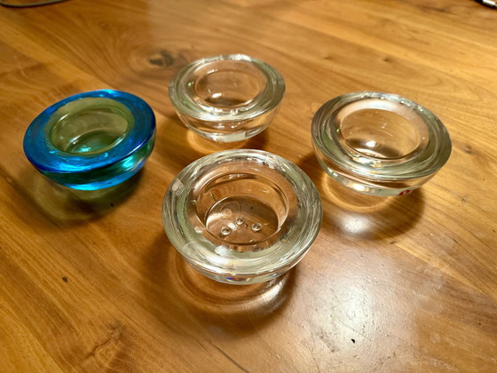 Image 1 of Set Of 4 Iittala Ballo Wax Light Holders