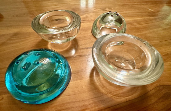 Image 1 of Set Of 4 Iittala Ballo Wax Light Holders