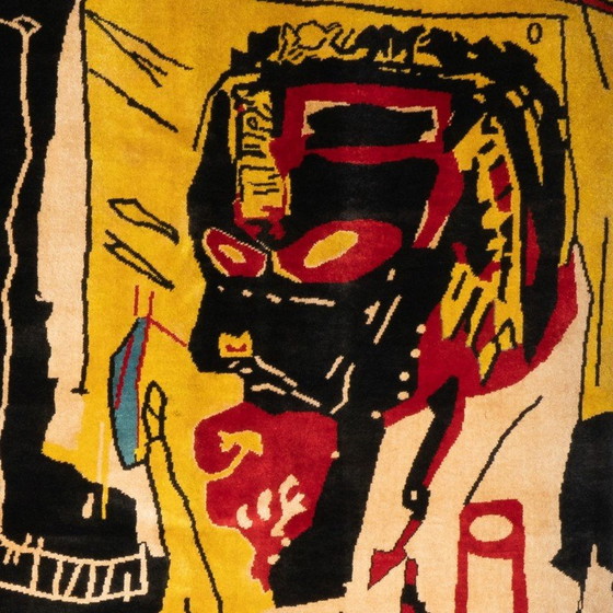 Image 1 of Vintage tapestry "Melting Point of Ice" by Jean-Michel Basquiat