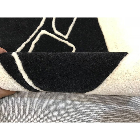 Image 1 of Rectangular vintage wool rug