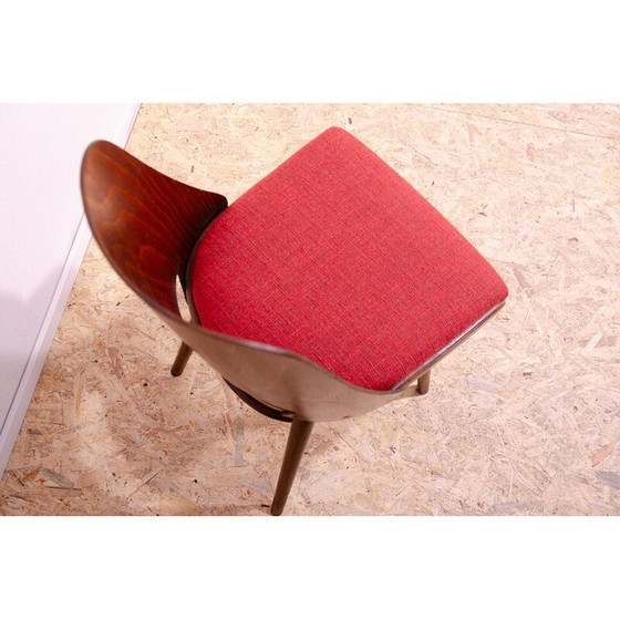 Image 1 of Set of 4 vintage bentwood dining chairs by Radomír Hofman for Ton, Czechoslovakia 1960