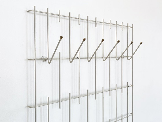 Image 1 of XL Wired string wall coat rack Karl Fichtel style