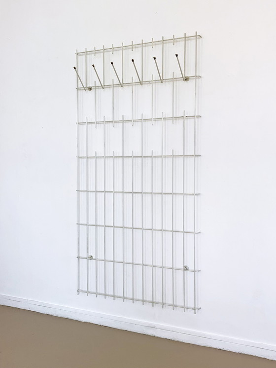 Image 1 of XL Wired string wall coat rack Karl Fichtel style