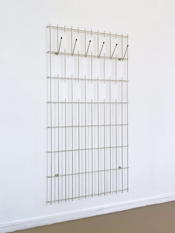 Image 1 of XL Wired string wall coat rack Karl Fichtel style