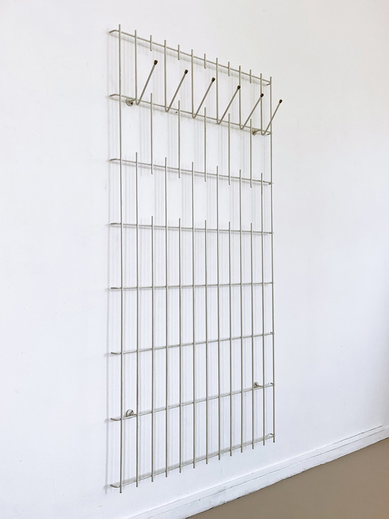 Image 1 of XL Wired string wall coat rack Karl Fichtel style