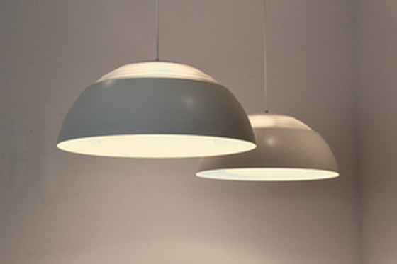 Image 1 of Large AJ Royal Pendants in White by Arne Jacobsen for Louis Poulsen