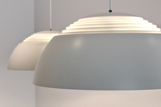 Image 1 of Large AJ Royal Pendants in White by Arne Jacobsen for Louis Poulsen